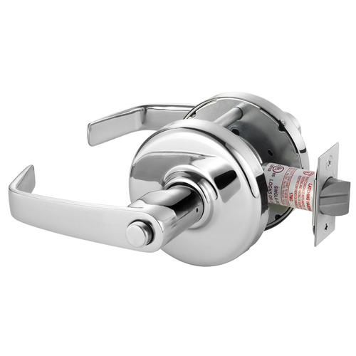 Cylindrical Lock Bright Chrome