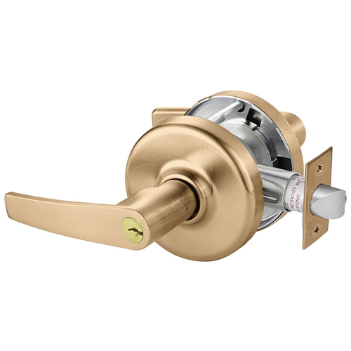 Cylindrical Lock Satin Bronze Clear Coated