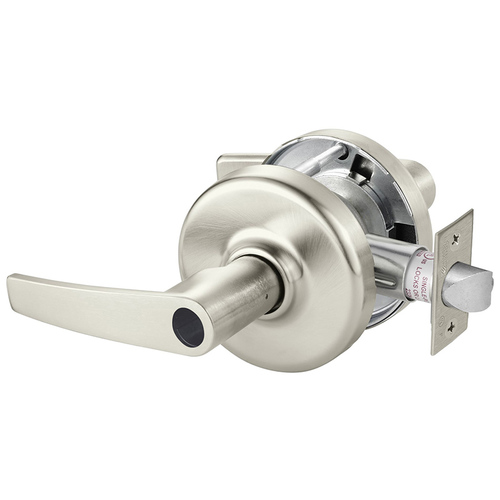 Cylindrical Lock Satin Nickel Plated Clear Coated