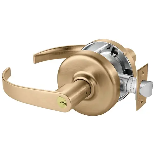 Cylindrical Lock Satin Bronze Clear Coated