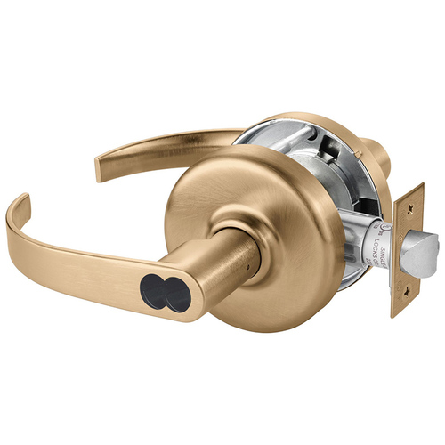 Cylindrical Lock Satin Bronze Clear Coated