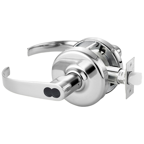 Cylindrical Lock Bright Chrome