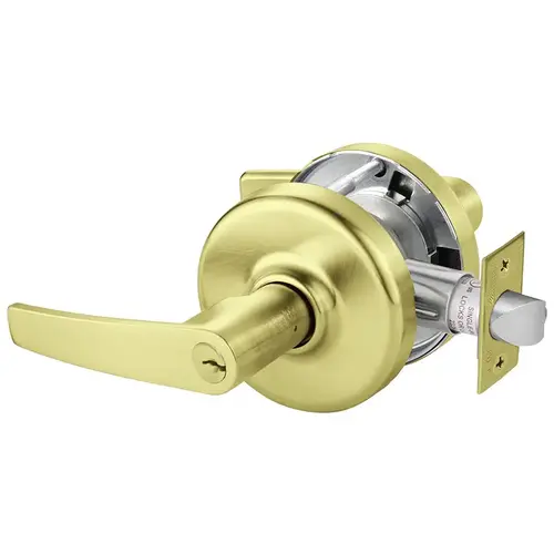 Cylindrical Lock Satin Brass