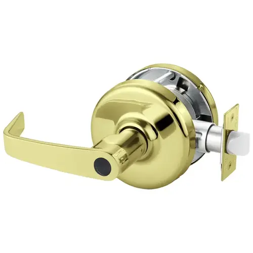 Cylindrical Lock Bright Brass