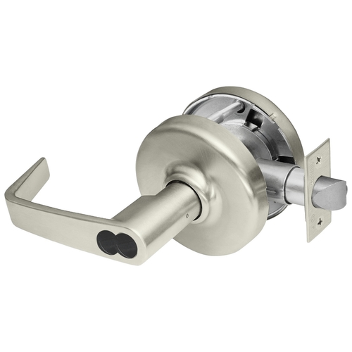 Cylindrical Lock Satin Nickel Plated Clear Coated