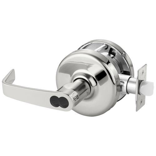 Cylindrical Lock Bright Chrome