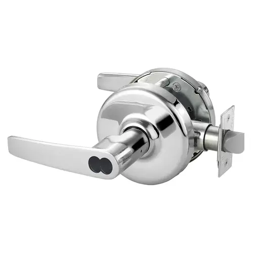 Cylindrical Lock Bright Chrome