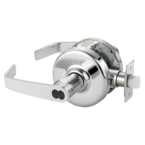 Cylindrical Lock Bright Chrome