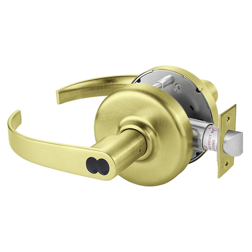 Cylindrical Lock Satin Brass