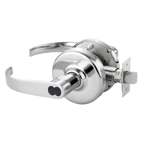 Cylindrical Lock Bright Chrome