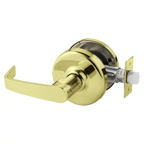 Cylindrical Lock Bright Brass