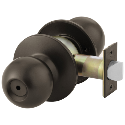 Cylindrical Lock Dark Oxidized Satin Bronze Oil Rubbed