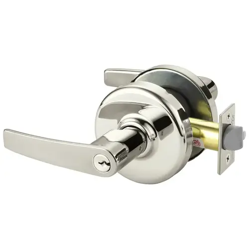 Cylindrical Lock Bright Nickel Plated Clear Coated