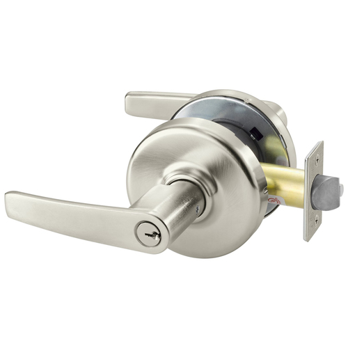 Cylindrical Lock Satin Nickel Plated Clear Coated