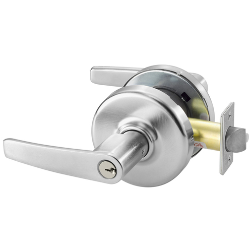 Cylindrical Lock Satin Chrome