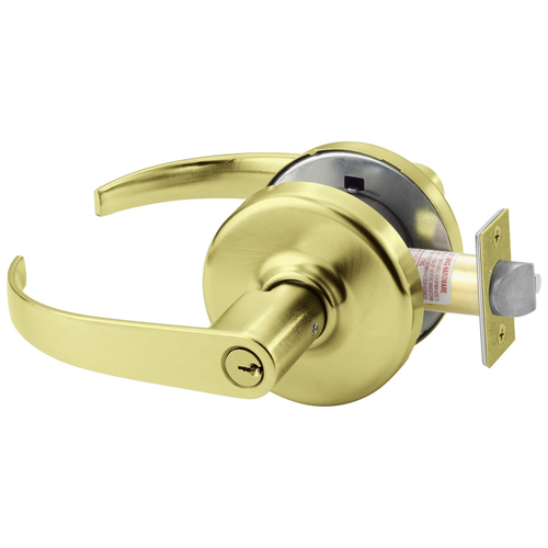 Cylindrical Lock Satin Brass