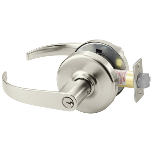 Cylindrical Lock Satin Nickel Plated Clear Coated