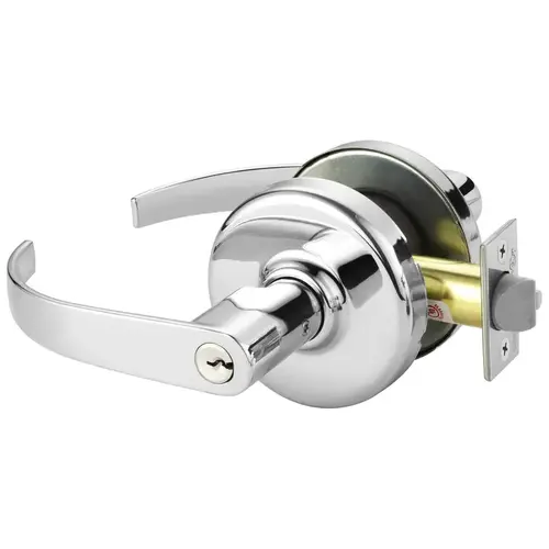 Cylindrical Lock Bright Chrome