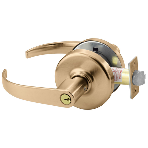 Cylindrical Lock Satin Bronze Clear Coated