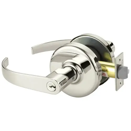 Cylindrical Lock Bright Nickel Plated Clear Coated