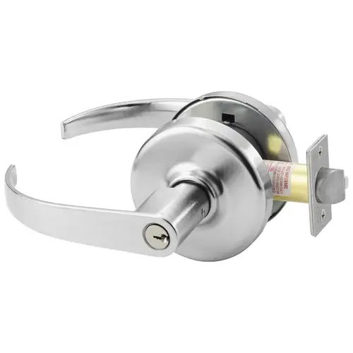 Cylindrical Lock Satin Chrome