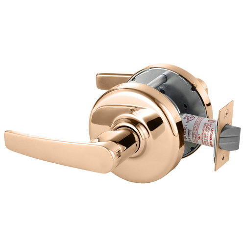 Cylindrical Lock Bright Bronze Clear Coated