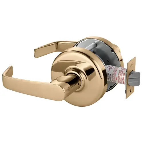 Cylindrical Lock Bright Bronze Clear Coated