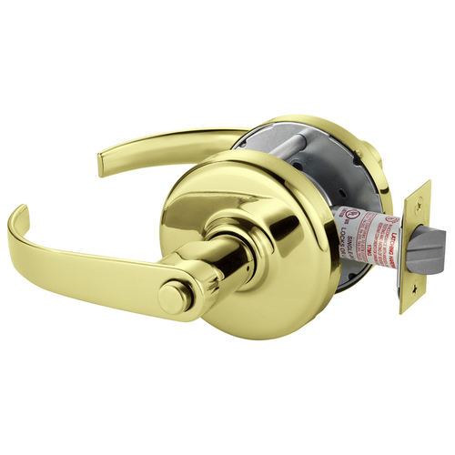 Cylindrical Lock Bright Brass