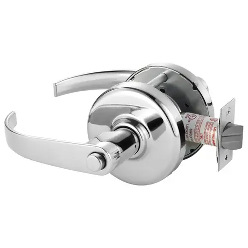 Cylindrical Lock Bright Chrome