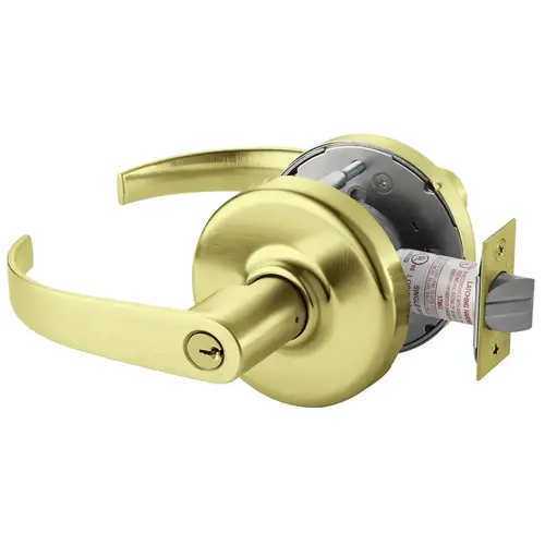 Cylindrical Lock Satin Brass