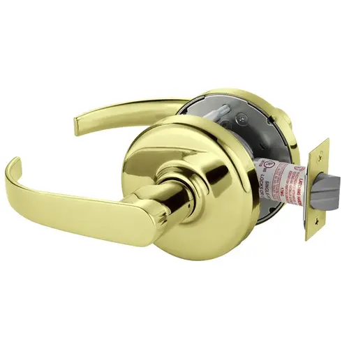 Cylindrical Lock Bright Brass