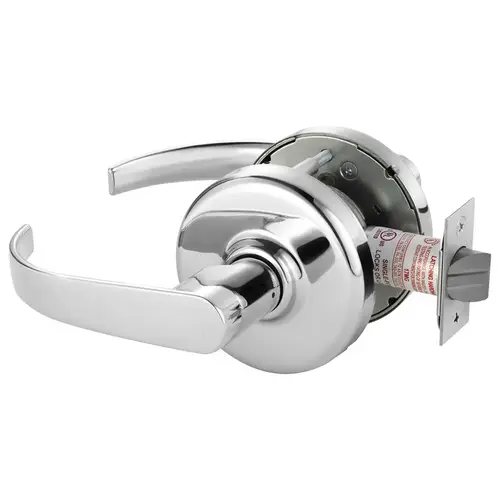 Cylindrical Lock Bright Chrome