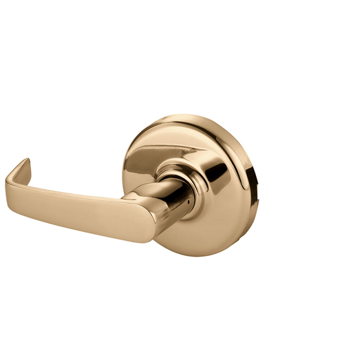 Cylindrical Lock Bright Bronze Clear Coated