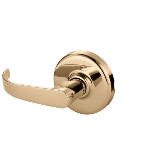 Cylindrical Lock Bright Bronze Clear Coated