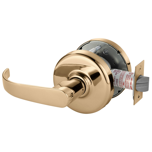 Cylindrical Lock Bright Bronze Clear Coated