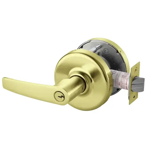 Cylindrical Lock Satin Brass