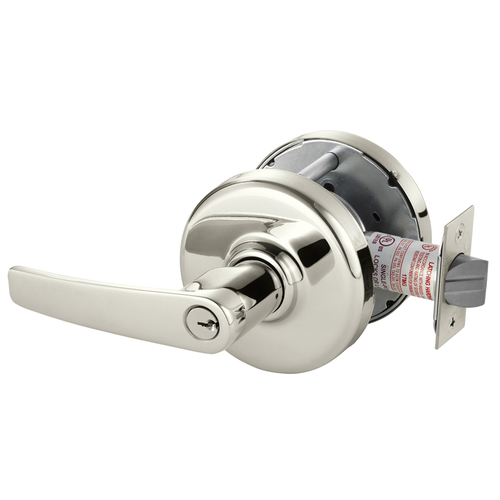 Cylindrical Lock Bright Nickel Plated Clear Coated