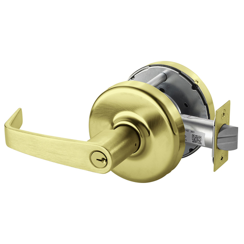 Cylindrical Lock Satin Brass