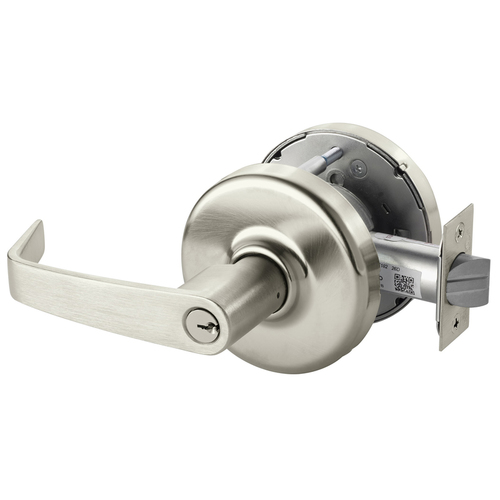 Cylindrical Lock Satin Nickel Plated Clear Coated