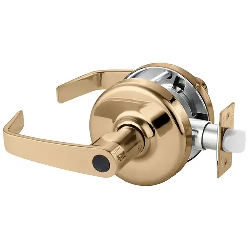 Cylindrical Lock Bright Bronze Clear Coated