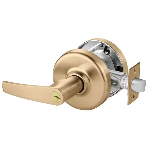 Cylindrical Lock Satin Bronze Clear Coated