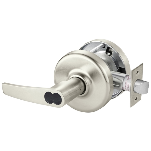 Cylindrical Lock Satin Nickel Plated Clear Coated