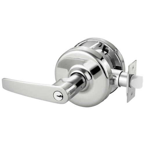 Cylindrical Lock Bright Chrome