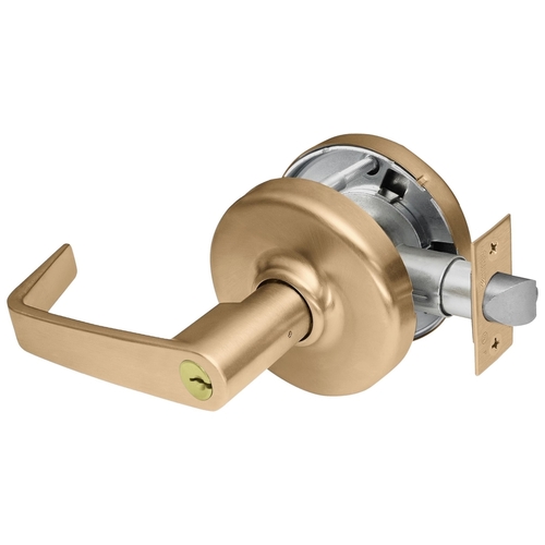 Cylindrical Lock Satin Bronze Clear Coated