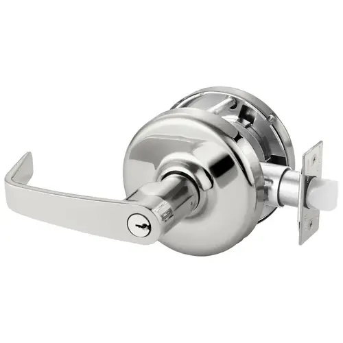 Cylindrical Lock Bright Chrome