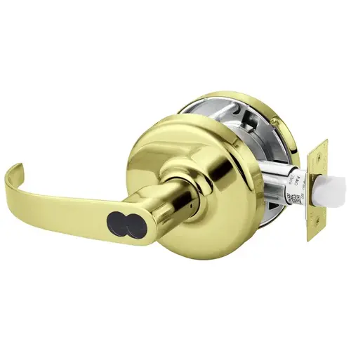 Cylindrical Lock Bright Brass