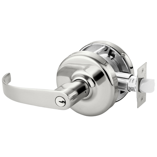 Cylindrical Lock Bright Chrome