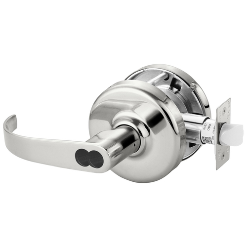 Cylindrical Lock Bright Chrome