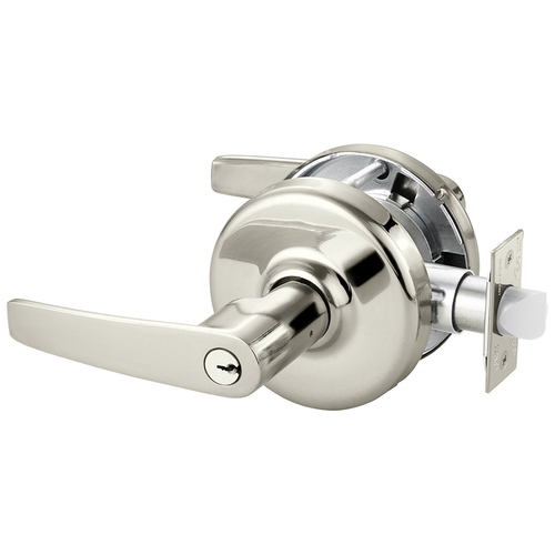 Cylindrical Lock Bright Nickel Plated Clear Coated