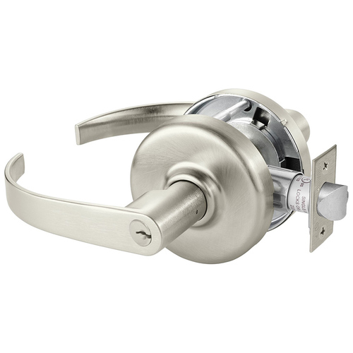 Cylindrical Lock Satin Nickel Plated Clear Coated